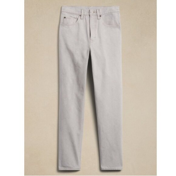 NWT - Banana Republic The 90s Straight Men's Jean, Light Gray - Size 34R - Picture 3 of 14